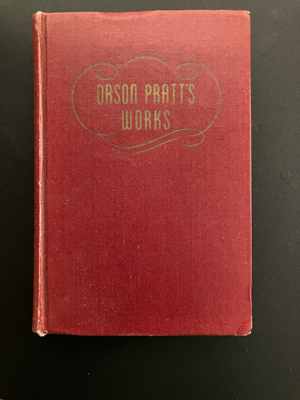 Orson Pratts Works Hardcover Book 1945 Edition